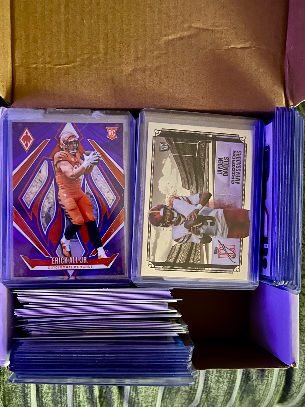 Large Sports Card Rookie & Insert Lot. NFL/MLB/NBA